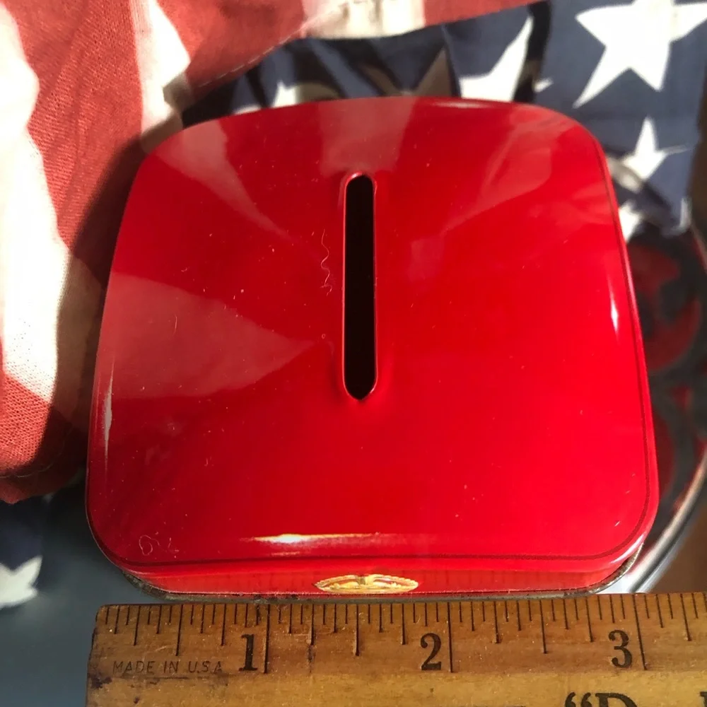 Churchill's Red English Telephone Booth Tin Bank